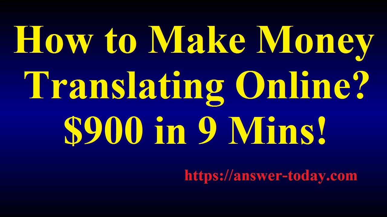 How to Make Money Translating Online